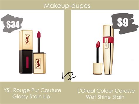 ysl glossy stain dupe 2018|YSL Rouge Pur Couture Glossy Stain Dupes .